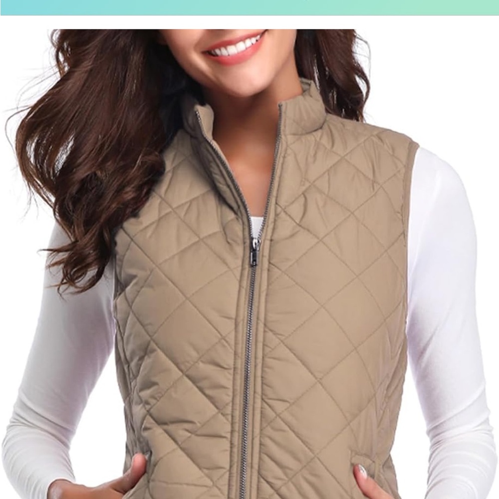 Cute lined vest as seen on social media